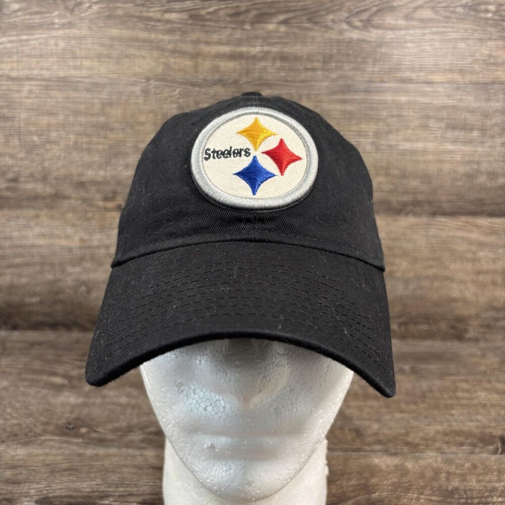 Pittsburgh Steelers Hat Cap Strap Back Womens Black NFL Football New Era 9TWENTY